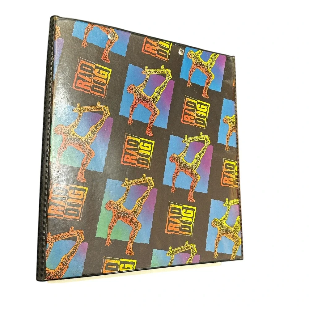 VTG Rad Dog Trapper Keeper‎ 3 Ring Binders Folders Lot 1980s 70s Garfield Folder